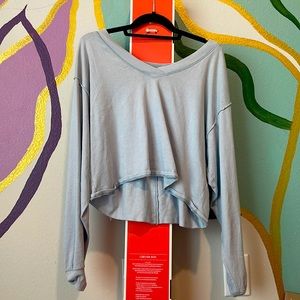 Blue long sleeve T-shirt size medium